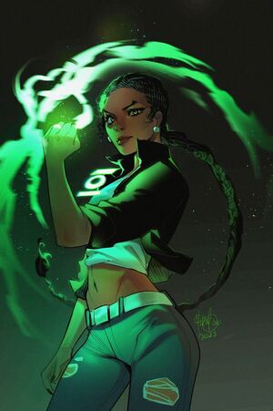 [ABSOLUTE GREEN LANTERN #8 CVR C MIRKA ANDOLFO CARD STOCK VAR]