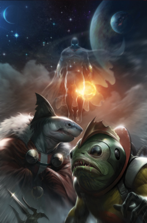 [SPACE GHOST #5 CVR E FRANCESCO MATTINA METAL VIRGIN VAR]