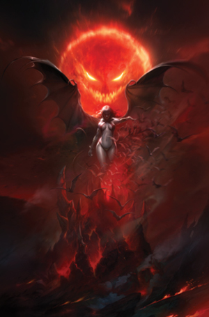 [VAMPIRELLA ARMAGEDDON #5 CVR E FRANCESCO MATTINA METAL VIRGIN VAR]