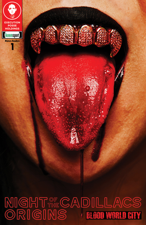 [NIGHT OF THE CADILLACS ORIGINS BLOOD WORLD CITY #1 CVR A RAWD EMORTAL & LOLA CHAN GOLD FOIL EMBOSSED]