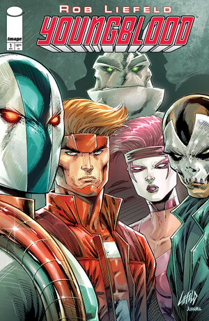 [YOUNGBLOOD #1 (2025) CVR A ROB LIEFELD POLYBAGGED & COLLECTIBLE CARD]