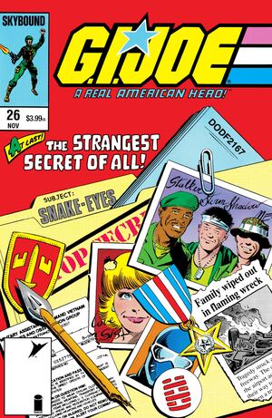 [GI JOE A REAL AMERICAN HERO #26 HAMA FILES EDITION CVR C MIKE ZECK & BOB WIACEK FOIL VAR]