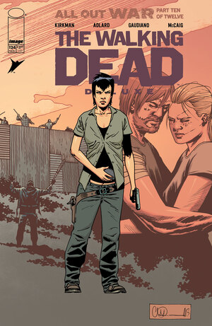 [WALKING DEAD DELUXE #124 CVR B CHARLIE ADLARD & DAVE MCCAIG VAR]