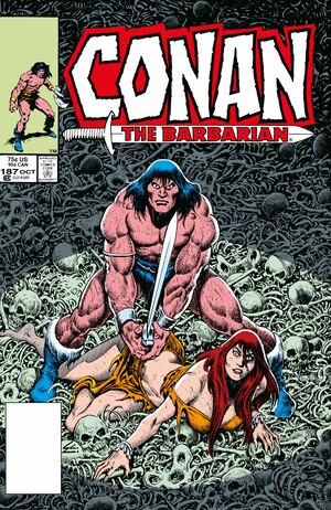 [CONAN THE BARBARIAN THE ORIGINAL COMICS OMNIBUS HC VOL 07 DIRECT MARKET EDITION JOHN BUSCEMA CVR]