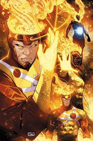 [FURY OF FIRESTORM #8 (OF 9) CVR B EDWIN GALMON CARD STOCK VAR]