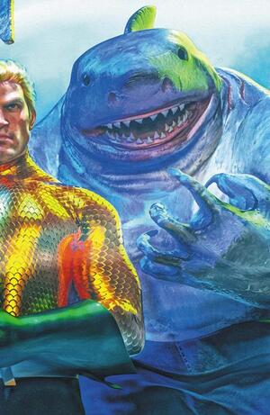 [EMPEROR AQUAMAN #23 CVR C MARK SPEARS RIGHT CONNECTING CARD STOCK VAR]
