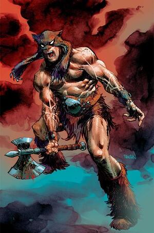 [FIRE AND ICE DARKWOLF #5 CVR F DAN PANOSIAN METAL PREMIUM VAR]