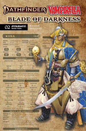 [PATHFINDER VAMPIRELLA BLADE OF DARKNESS #2 CVR C WAYNE REYNOLDS CHARACTER SHEET VAR]