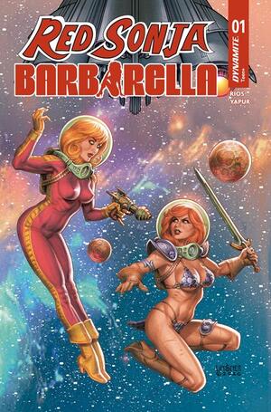 [RED SONJA BARBARELLA #1 CVR A JOSEPH MICHAEL LINSNER]