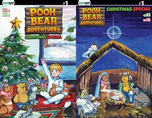[POOH BEAR ADVENTURES CHRISTMAS SPECIAL #1 (ONE SHOT) CVR D TESSA ROSE HOLOFOIL FLIP VAR]