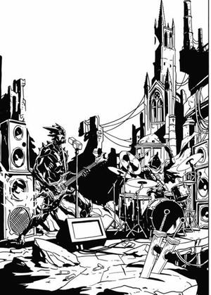 [FIREBORN #6 CVR F EMMANUEL GERVASONI CARDSTOCK CONCERT B&W VAR]