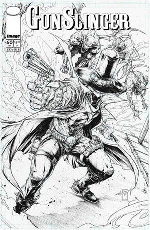 [GUNSLINGER SPAWN #60 CVR B JONATHAN URIBE B&W VAR]