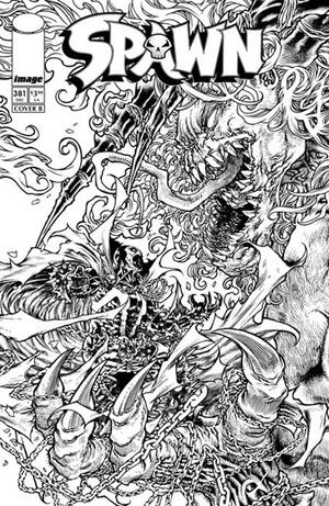 [SPAWN #381 CVR B HARVEY TOLIBAO B&W VAR]