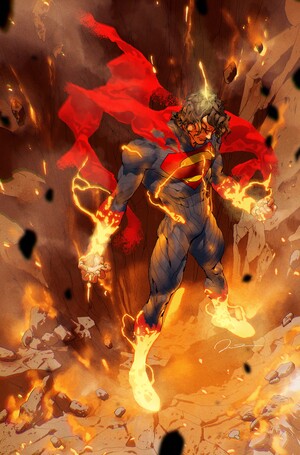[ABSOLUTE SUPERMAN #14 CVR B GERALD PAREL CARD STOCK VAR]
