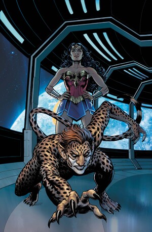 [CHEETAH AND CHESHIRE ROB THE JUSTICE LEAGUE #5 (OF 6) CVR A NICOLA SCOTT]