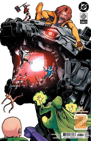 [JUSTICE LEAGUE VS GODZILLA VS KONG 2 #6 (OF 7) CVR D KEVIN MAGUIRE CARD STOCK VAR]