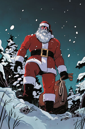 [TERMINATOR SANTA CLAUS IS COMING TO TOWN #1 (ONE SHOT) CVR E WILL ROBSON METAL VIRGIN VAR]
