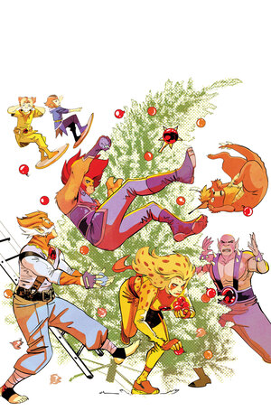 [THUNDERCATS HO!(LIDAY) SPECIAL 2025 #1 (ONE SHOT) CVR E SEBASTIAN PIRIZ METAL VIRGIN VAR]