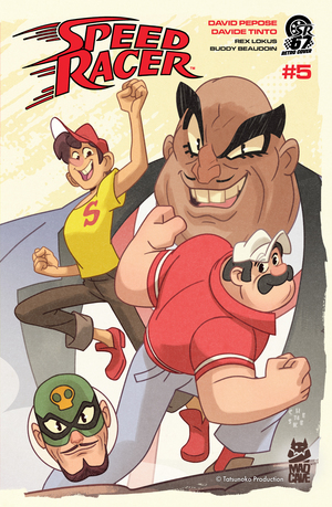 [SPEED RACER #5 CVR B SEAN GALLOWAY RETRO MANGA VAR]