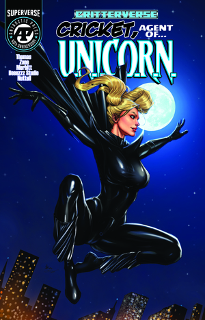 [CRITTERVERSE PRESENTS CRICKET AGENT OF UNICORN #1 (OF 4) CVR B IZONETO ADEMAR SANJU NIVANGUNE VAR]