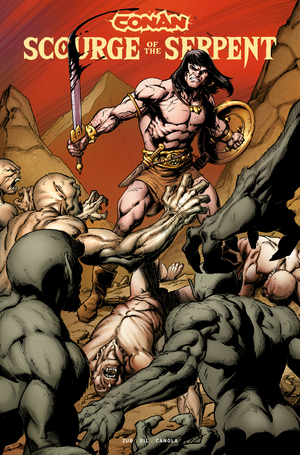 [CONAN THE BARBARIAN SCOURGE OF THE SERPENT #4 (OF 4) CVR C MARK BAGLEY VAR]