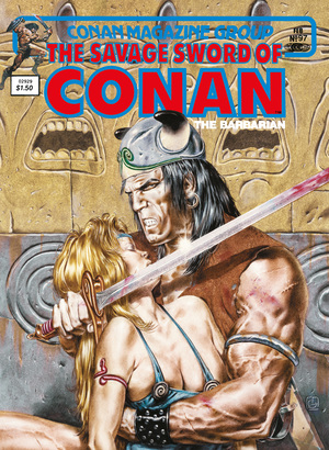 [SAVAGE SWORD OF CONAN THE ORIGINAL COMICS OMNIBUS HC VOL 07 DIRECT MARKET EDITION CVR]