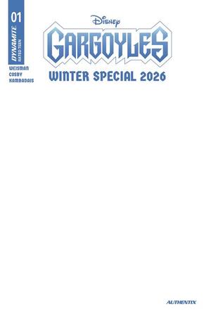 [GARGOYLES WINTER SPECIAL 2026 #1 (ONE SHOT) CVR E BLANK AUTHENTIX VAR]