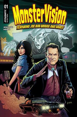 [MONSTERVISION FEATURING JOE BOB BRIGGS AND DARCY #1 CVR A DAVE ACOSTA]