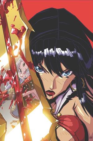 [PATHFINDER VAMPIRELLA BLADE OF DARKNESS #3 CVR E ANDREW HUERTA LTD VIRGIN VAR]