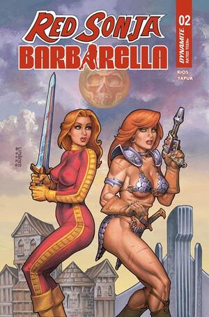 [RED SONJA BARBARELLA #2 CVR A JOSEPH MICHAEL LINSNER]