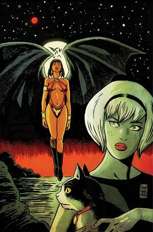 [SABRINA THE TEENAGE WITCH VAMPIRELLA #1 CVR I FRANCESCO FRANCAVILLA METAL PREMIUM VAR]
