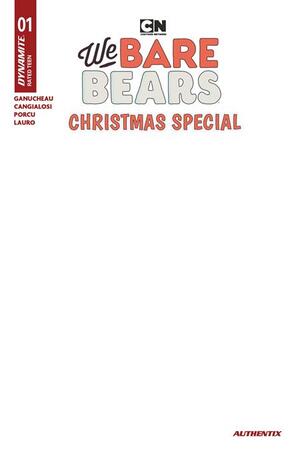 [WE BARE BEARS CHRISTMAS SPECIAL #1 (ONE SHOT) CVR E BLANK AUTHENTIX VAR]