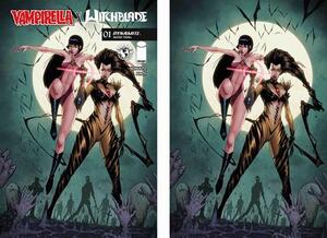 [VAMPIRELLA X WITCHBLADE #1 COVER ZI & ZJ DYNAMITE COM CHRIS !MBER (BUNDLE OF 2) VAR]