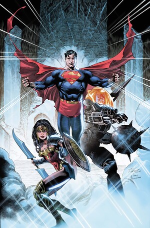 [JUSTICE LEAGUE UNLIMITED #15 CVR C EDDY BARROWS & EBER FERREIRA CARD STOCK VAR (DC K.O.)]