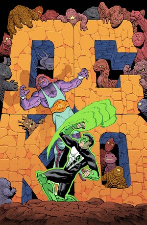 [DC K.O. GREEN LANTERN GALACTIC SLAM #1 (ONE SHOT) CVR C ETHAN YOUNG CARD STOCK VAR]