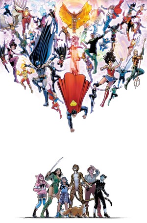 [CHEETAH AND CHESHIRE ROB THE JUSTICE LEAGUE #6 (OF 6) CVR A NICOLA SCOTT]