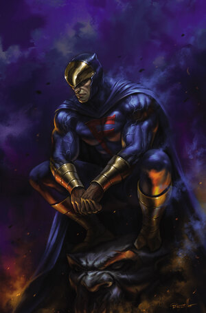 [BLUE FALCON & DYNOMUTT #5 CVR E LUCIO PARRILLO METAL VIRGIN CVR VAR]