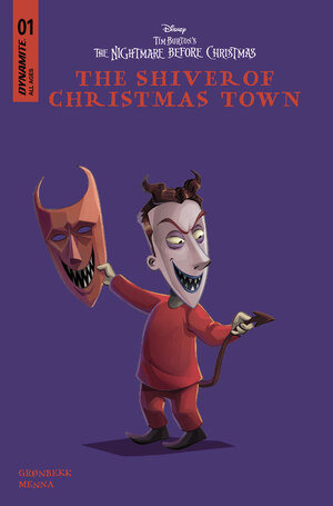 [TIM BURTONS THE NIGHTMARE BEFORE CHRISTMAS THE SHIVER OF CHRISTMAS TOWN #1 CVR D DISNEY LIBRARY VAR]