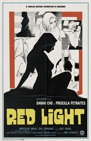 [RED LIGHT #4 (OF 4) CVR C CHRIS FERGUSON & PRISCILLA PETRAITES EROTIC FILM HOMAGE VAR]