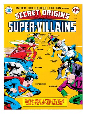 [LIMITED COLLECTORS EDITION #39 SECRET ORIGINS SUPER-VILLAINS FACSIMILE EDITION CVR A DICK GIORDANO]