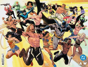 [DC X AEW #1 (OF 2) CVR A LUCAS MEYER WRAPAROUND]