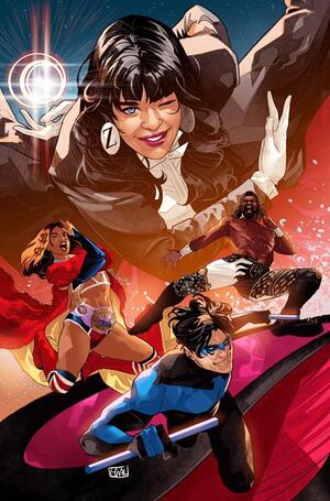 [DC X AEW #1 (OF 2) CVR C EDWIN GALMON CARD STOCK VAR]