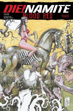 [DIENAMITE BLOOD RED #5 CVR B ALESSIO FORTUNATO VAR]
