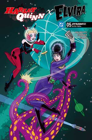 [HARLEY QUINN X ELVIRA #5 CVR A AMANDA CONNER TENTACLES]