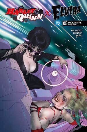 [HARLEY QUINN X ELVIRA #5 CVR D BEN CALDWELL VAR]