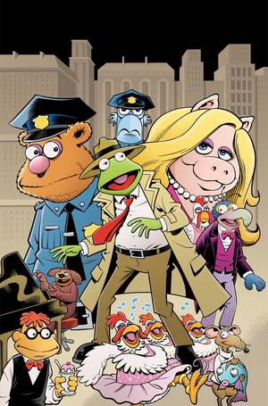[MUPPETS NOIR #1 CVR E ROGER LANGRIDGE METAL VIRGIN VAR]