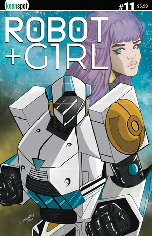 [ROBOT + GIRL #11 CVR D DEANTHONY GRAVES BAGGED WITH TRADING CARD VAR]