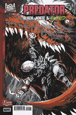[PREDATOR: BLACK, WHITE & BLOOD #1 CVR C PAOLO VILLANELLI VARIANT]