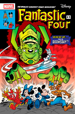 [FANTASTIC FOUR #1 LORENZO PASTROVICCHIO DISNEY WHAT IF? FANTASTIC FOUR HOMAGE VARIANT]