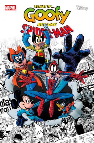 [WHAT IF GOOFY BECAME SPIDER-MAN #1 CVR E ANDREA FECCERO VAR]